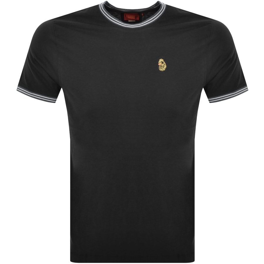Image number 1 for Luke 1977 Looper Tipped T Shirt Black