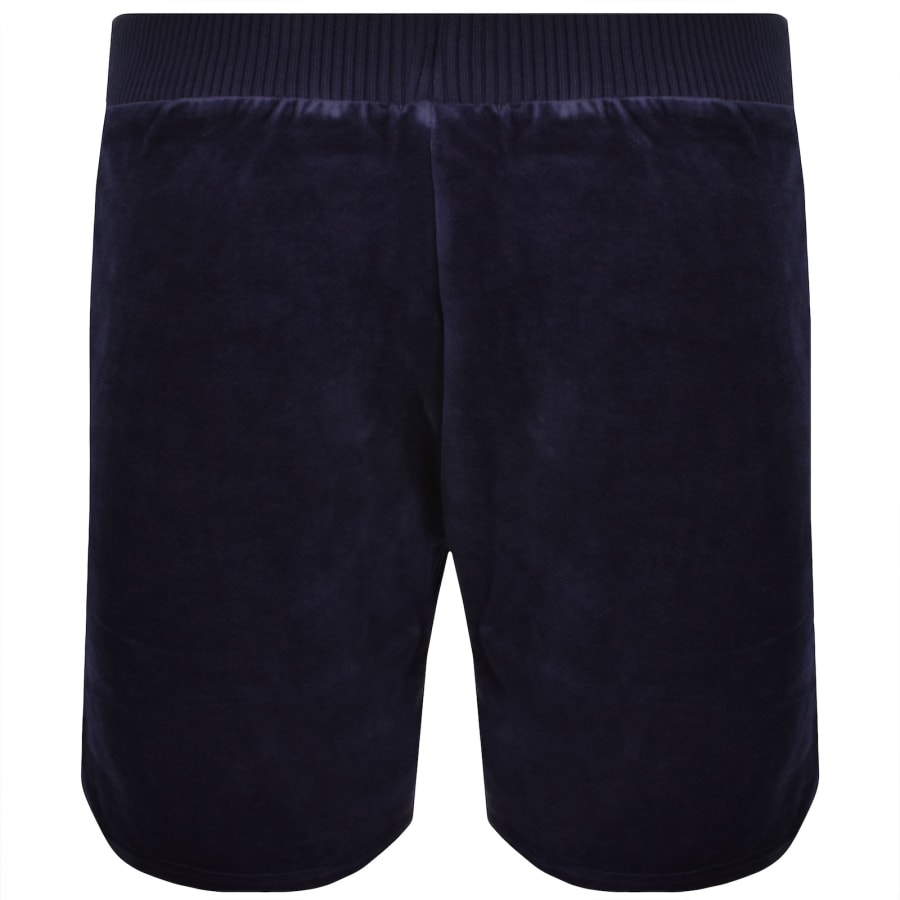 Image number 3 for Sergio Tacchini Slice Velour Shorts Navy
