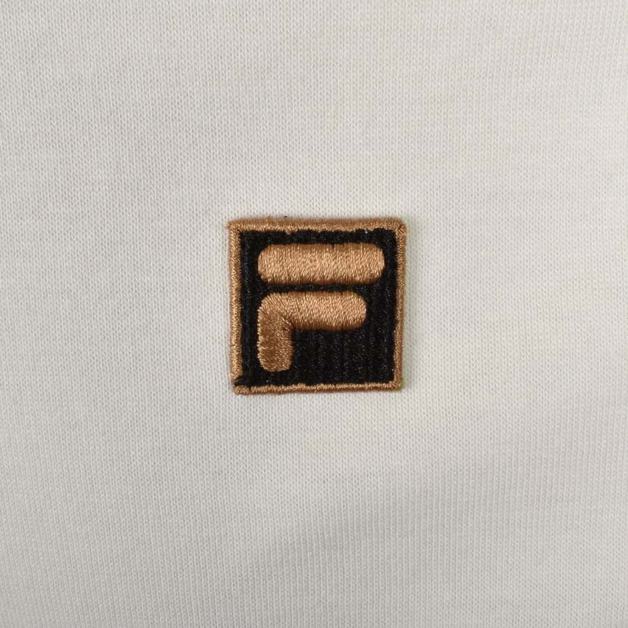 Image number 3 for Fila Vintage Lemar Polo T Shirt Off White