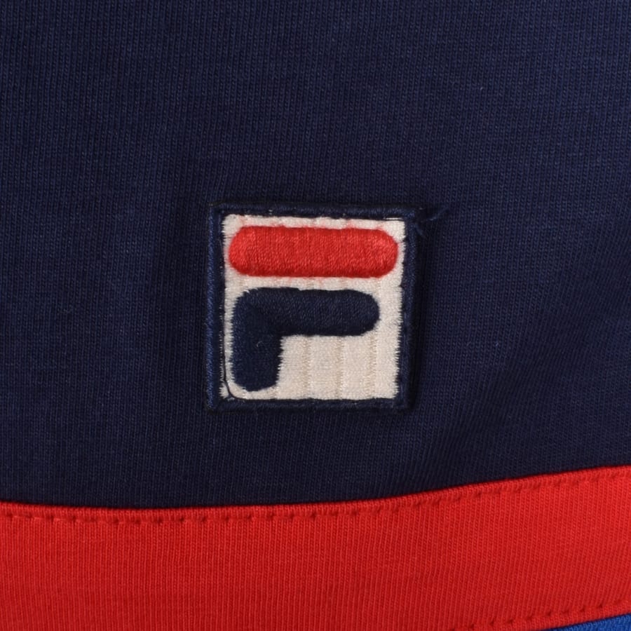 Image number 3 for Fila Vintage Comber 2 T Shirt Navy