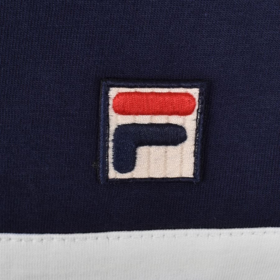 Image number 3 for Fila Vintage Razee T Shirt Navy