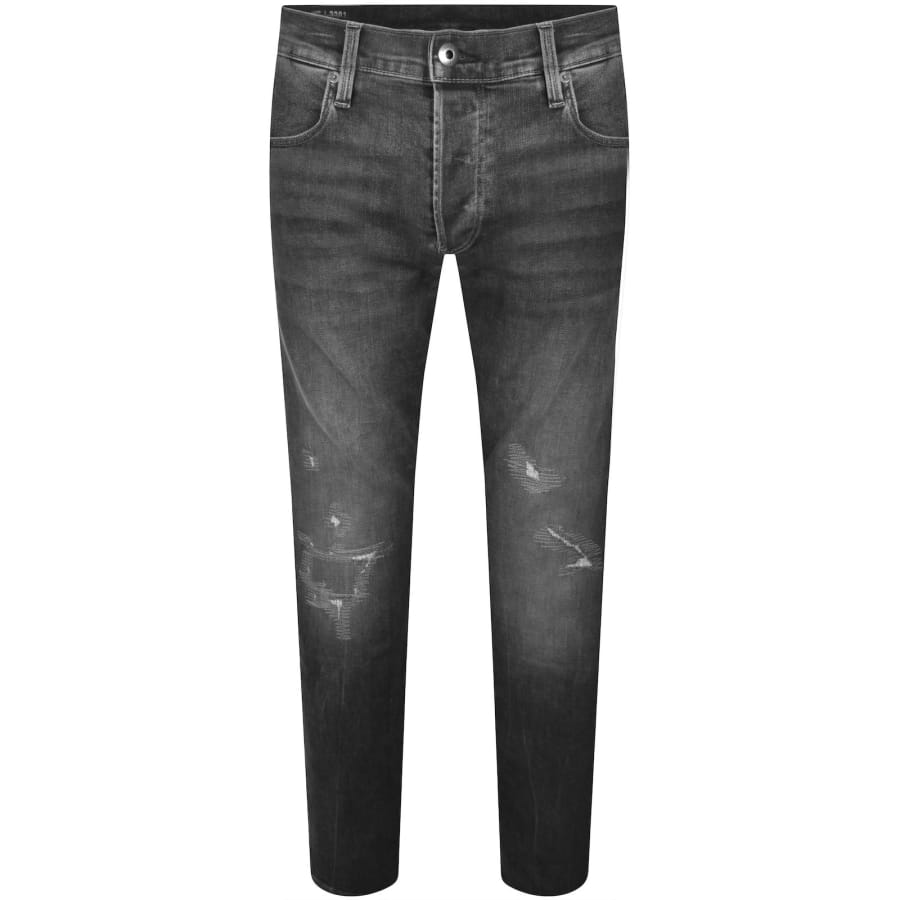 Image number 2 for G-Star 3301 Slim Fit Jeans Mid Wash Black