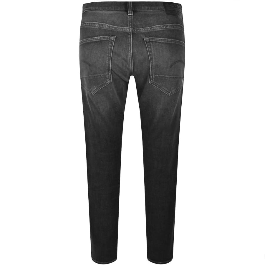Image number 3 for G-Star 3301 Slim Fit Jeans Mid Wash Black
