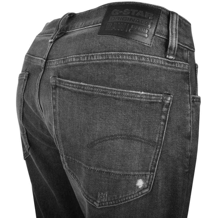 Image number 5 for G-Star 3301 Slim Fit Jeans Mid Wash Black