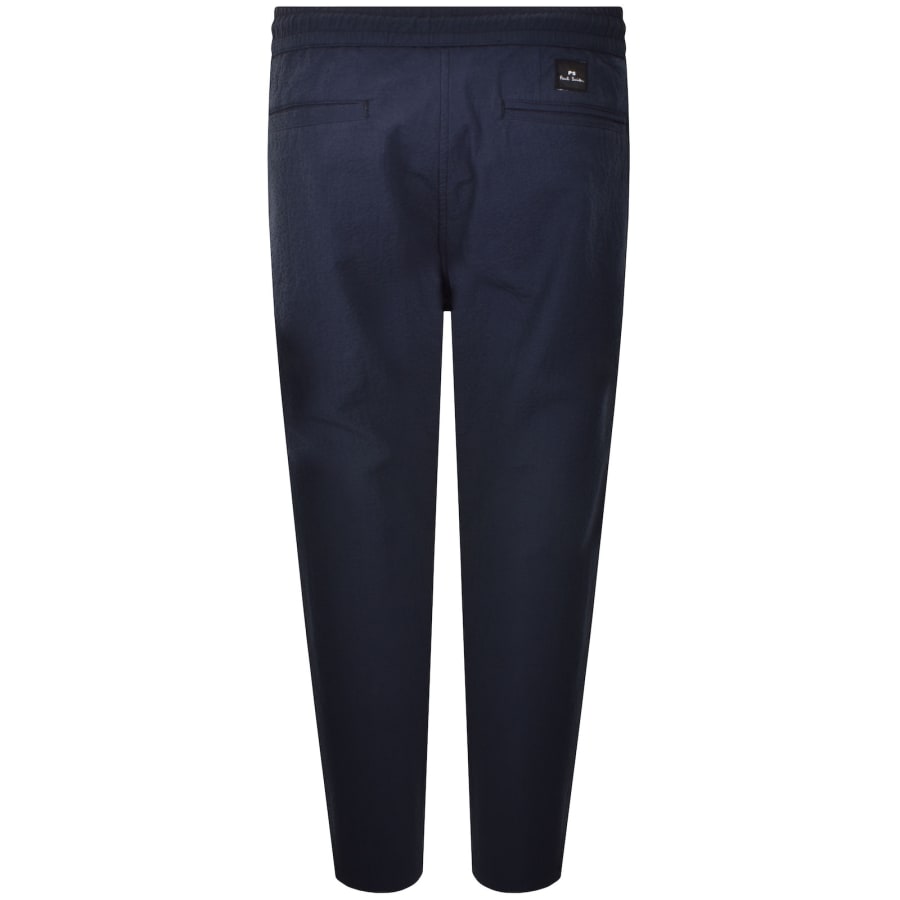 Image number 2 for Paul Smith Drawcord Trousers Navy