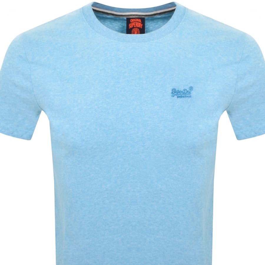 Image number 2 for Superdry Essential Logo T Shirt Blue