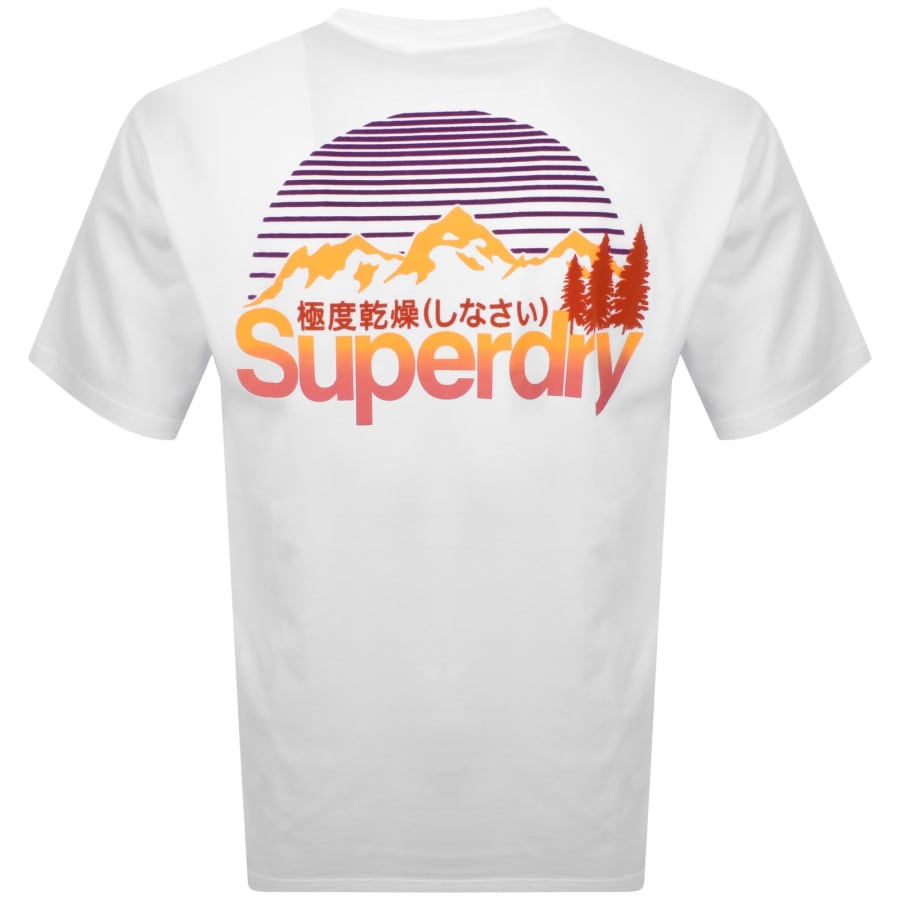 Image number 5 for Superdry Logo Great Outdoors T Shirt White