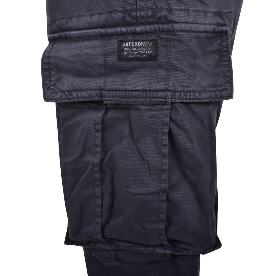 Image number 4 for Superdry Core Cargo Trousers Navy