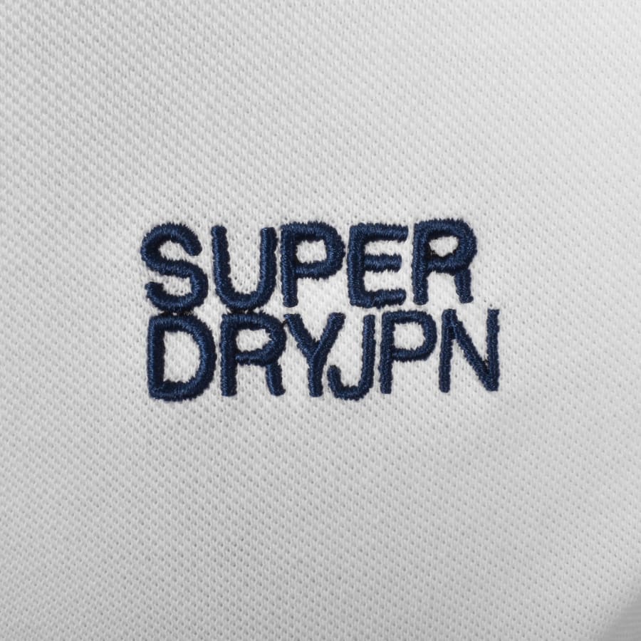Image number 3 for Superdry Tipped Polo T Shirt White
