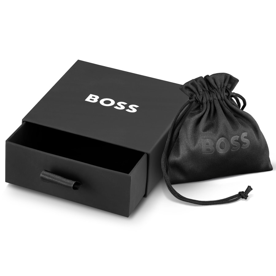 Image number 4 for BOSS Herringbone Bracelet Black