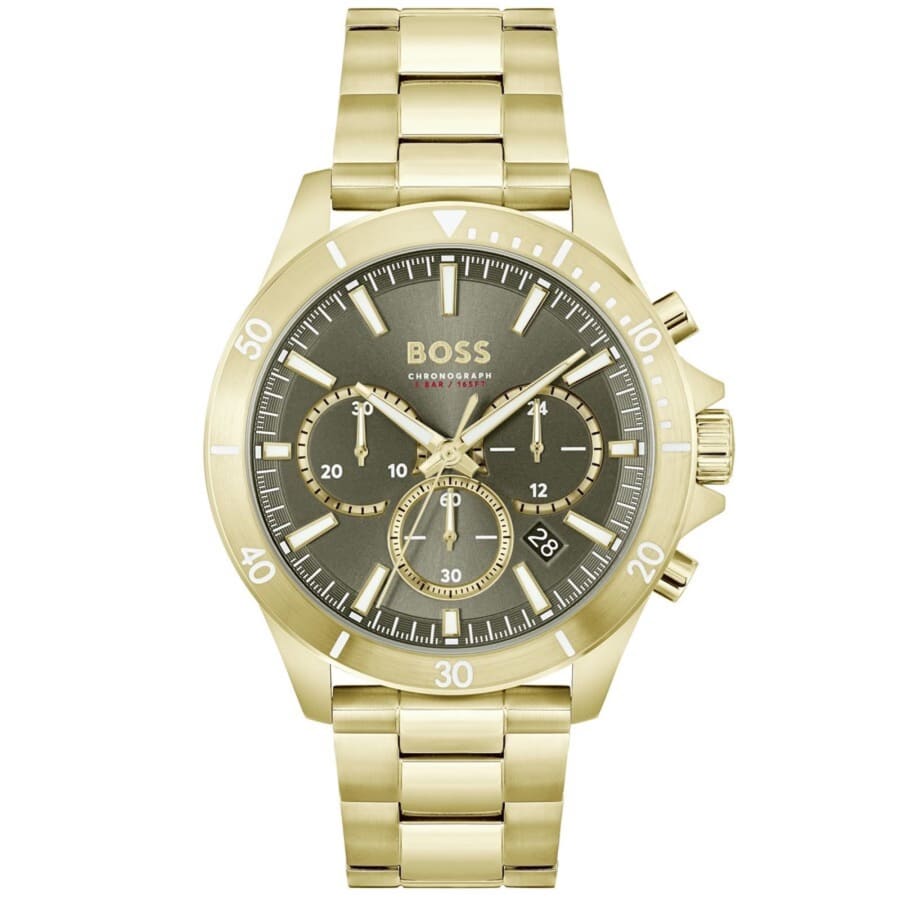 Image number 1 for BOSS Troper Watch Gold