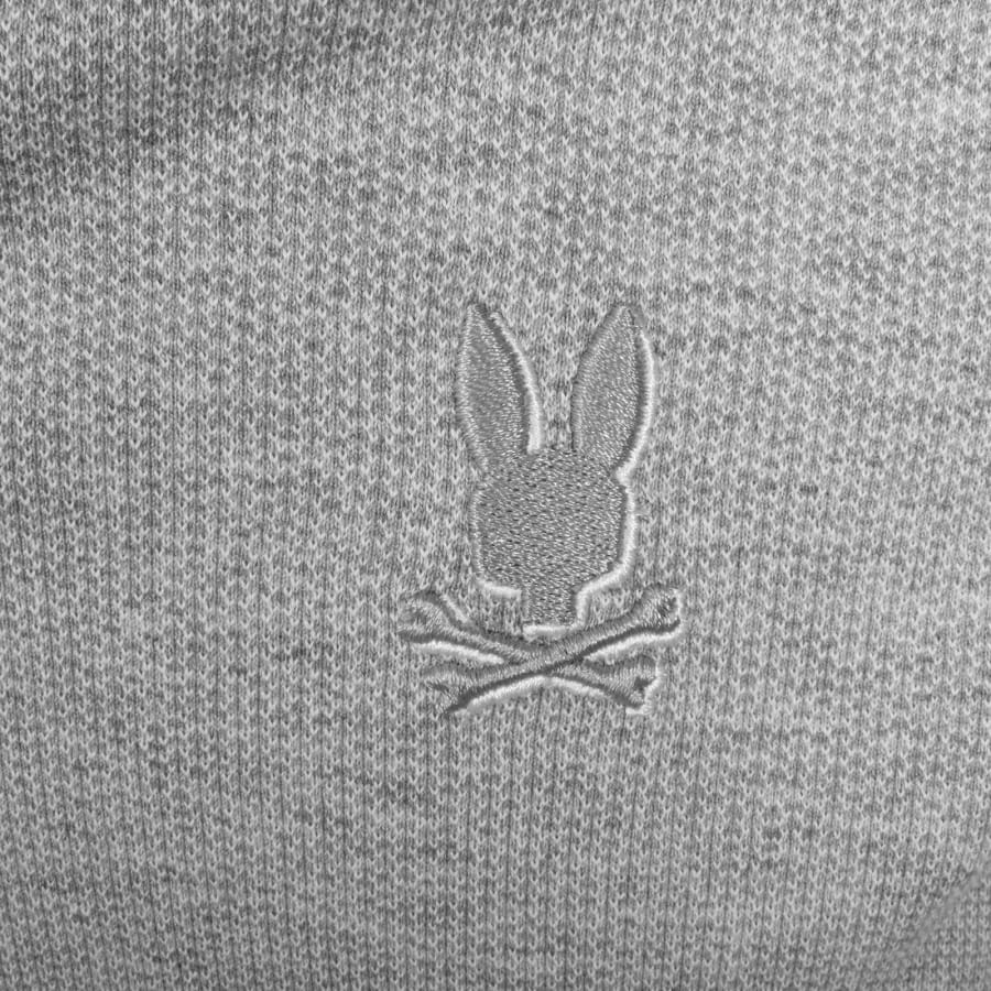 Image number 3 for Psycho Bunny Jacquard Johnny Polo T Shirt Grey