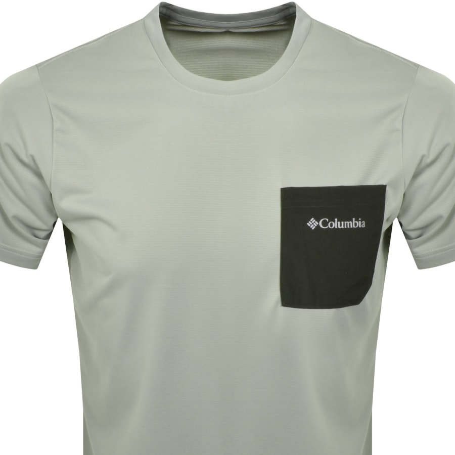 Image number 2 for Columbia Hike Crew Neck T Shirt Green
