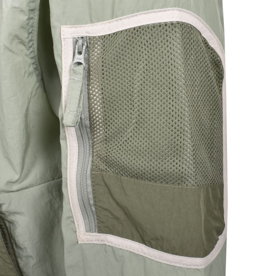 Image number 4 for Columbia Windbreaker Jacket Green