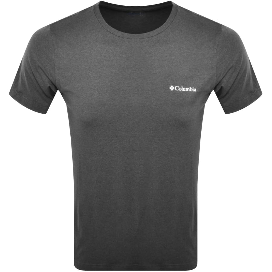 Image number 2 for Columbia Kwick Hike Crew Neck T Shirt Grey