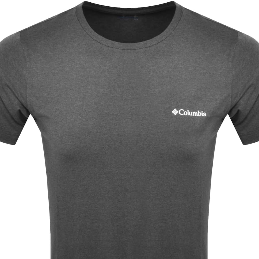 Image number 3 for Columbia Kwick Hike Crew Neck T Shirt Grey