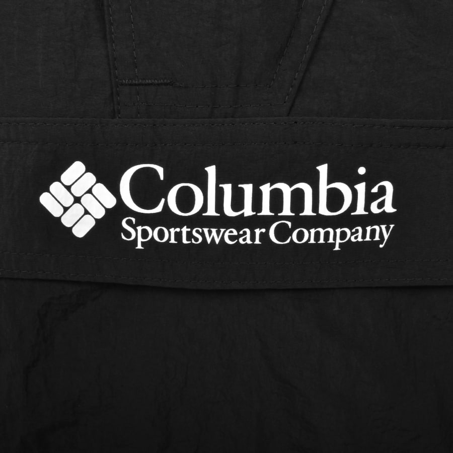 Image number 3 for Columbia Windbreaker Anorak Jacket Black