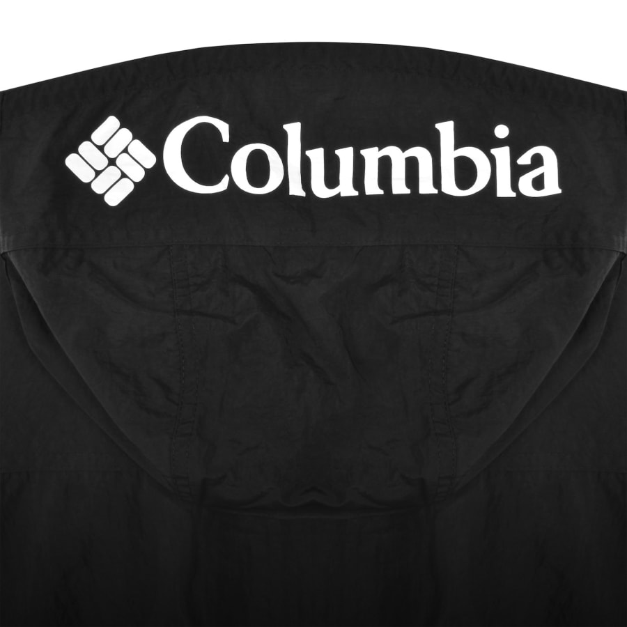 Image number 5 for Columbia Windbreaker Anorak Jacket Black