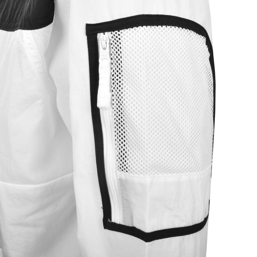 Image number 4 for Columbia Windbreaker Anorak Jacket White