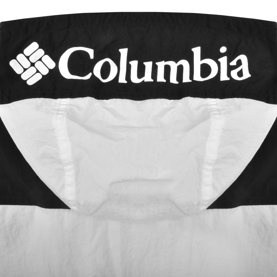 Image number 5 for Columbia Windbreaker Anorak Jacket White