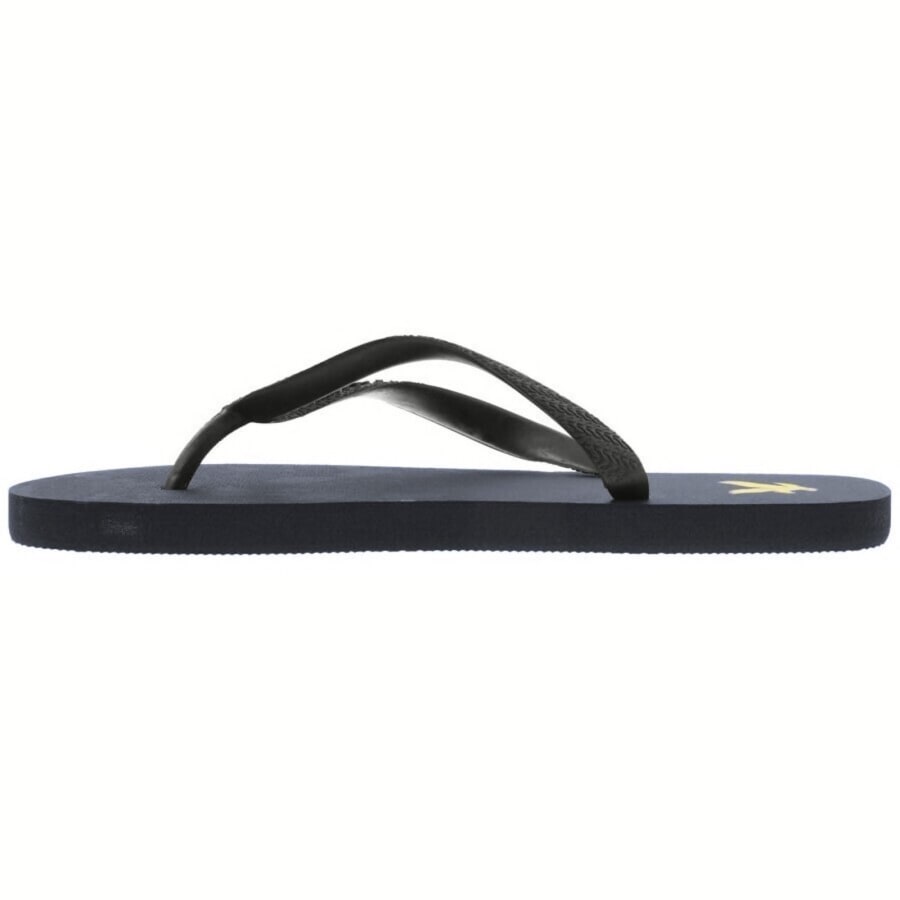Image number 2 for Lyle And Scott Logo Flip Flops Navy