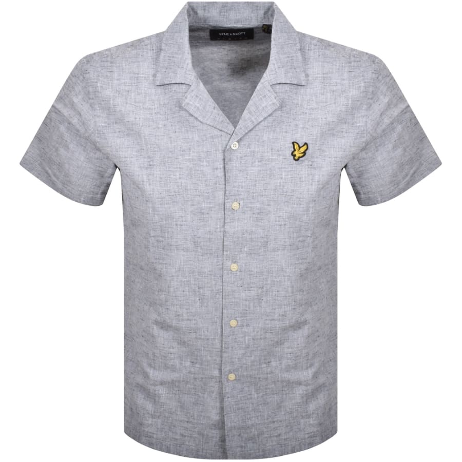 Image number 1 for Lyle And Scott Oxford Revere Shirt Navy