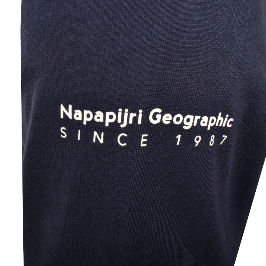 Image number 5 for Napapijri E Badge Short Sleeve Polo T Shirt Navy