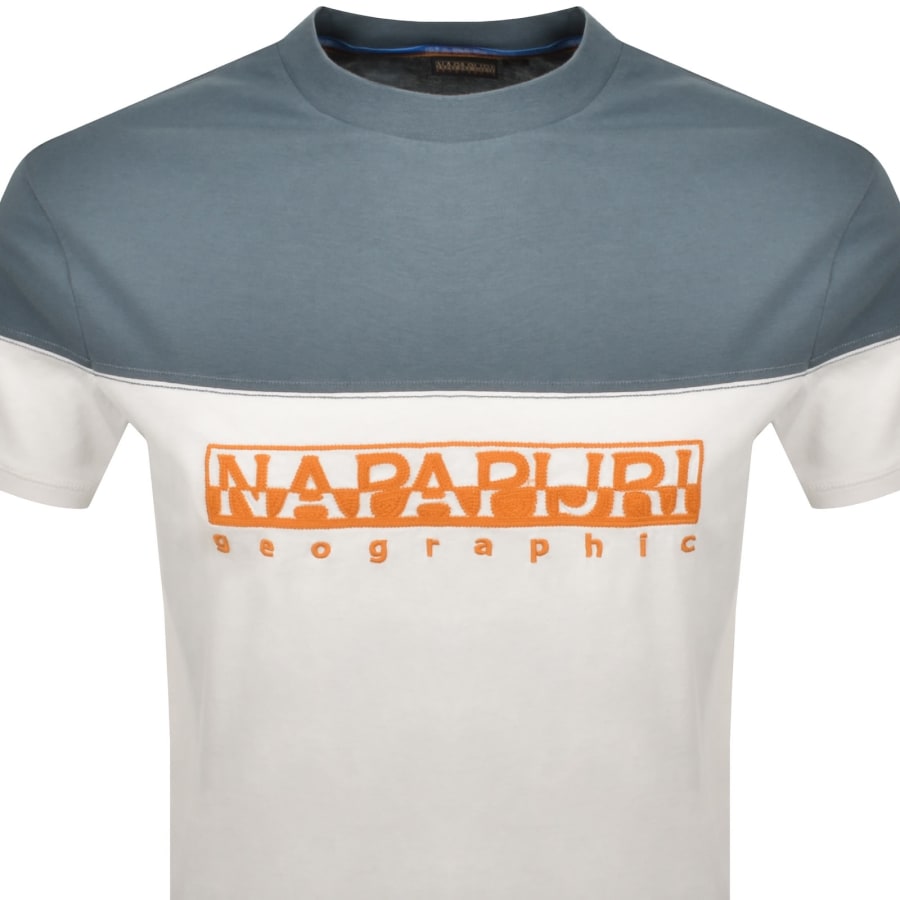 Image number 2 for Napapijri S Saturnia T Shirt White