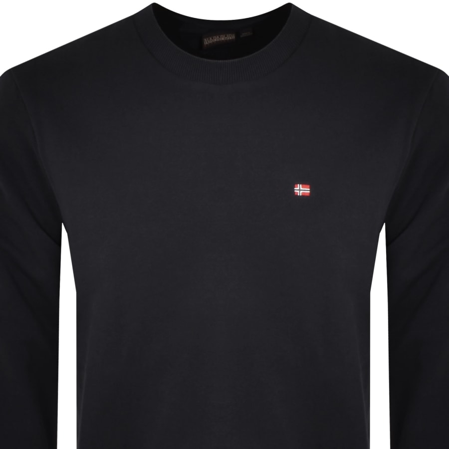 Image number 2 for Napapijri Balis Crew Sweatshirt Black