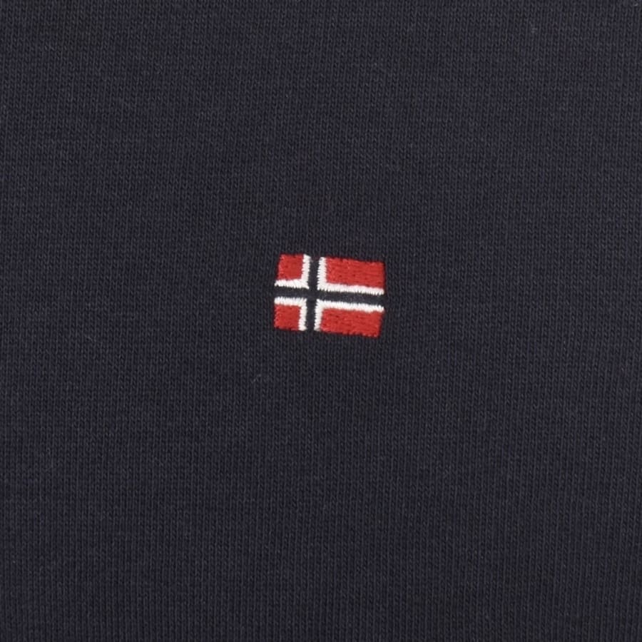 Image number 3 for Napapijri Balis Flag Logo Sweatshirt Navy
