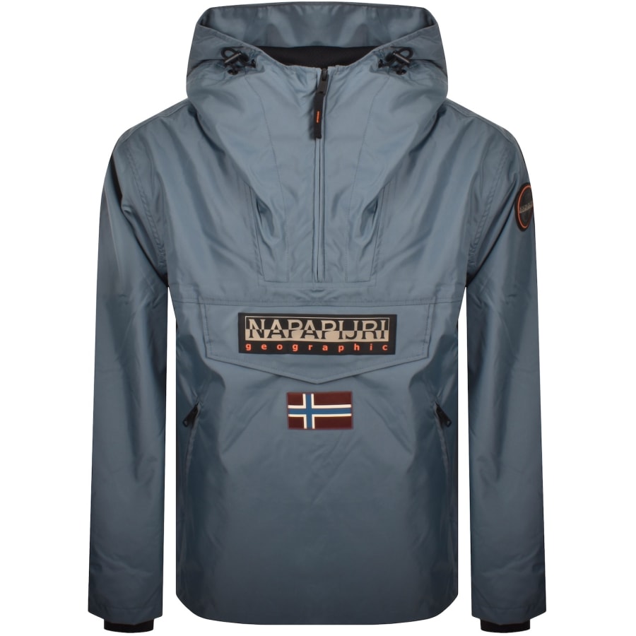 Image number 2 for Napapijri Rainforest Next Loose Fit Jacket Blue