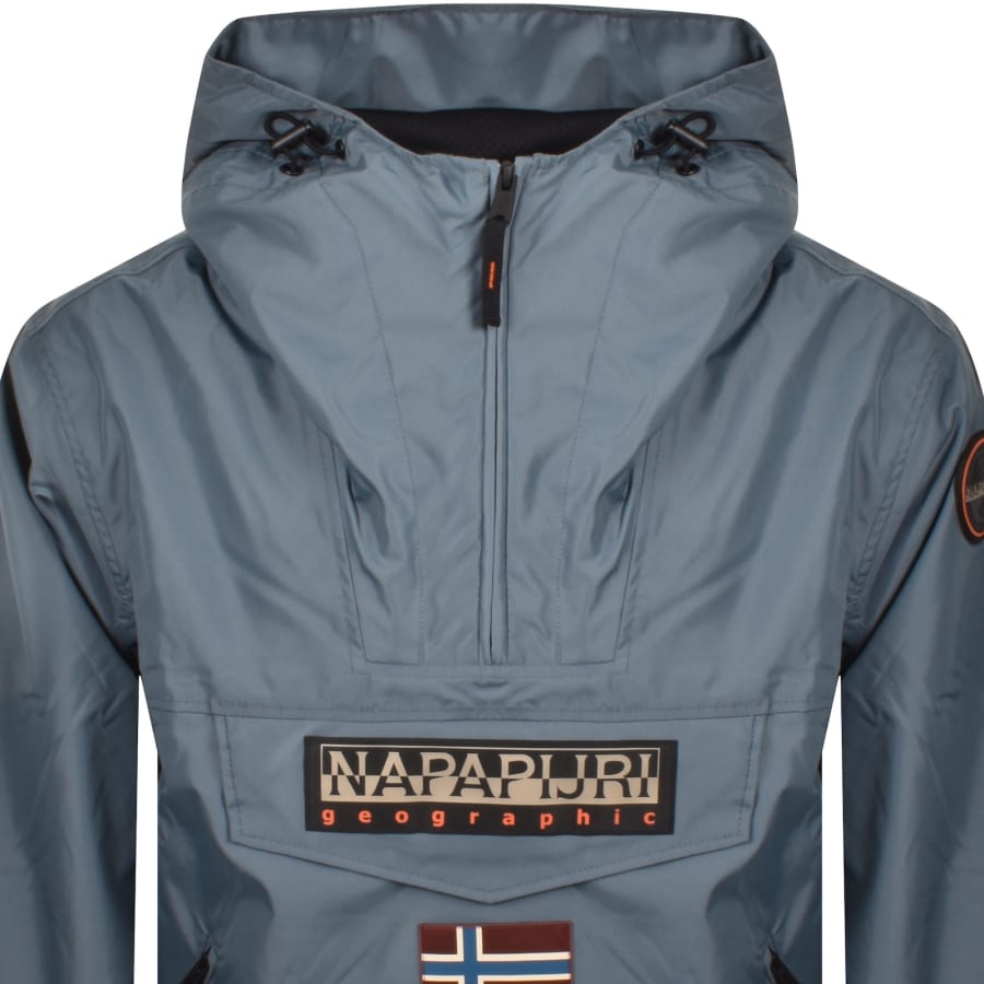 Image number 3 for Napapijri Rainforest Next Loose Fit Jacket Blue