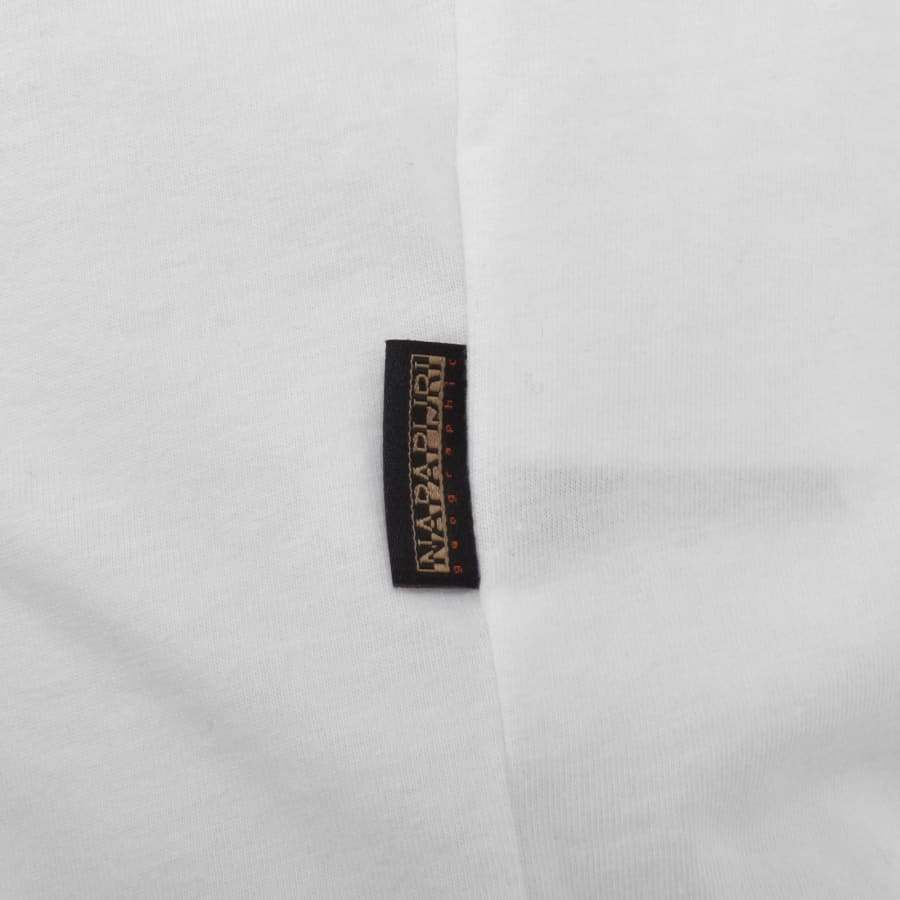 Image number 4 for Napapijri S Bollo T Shirt White