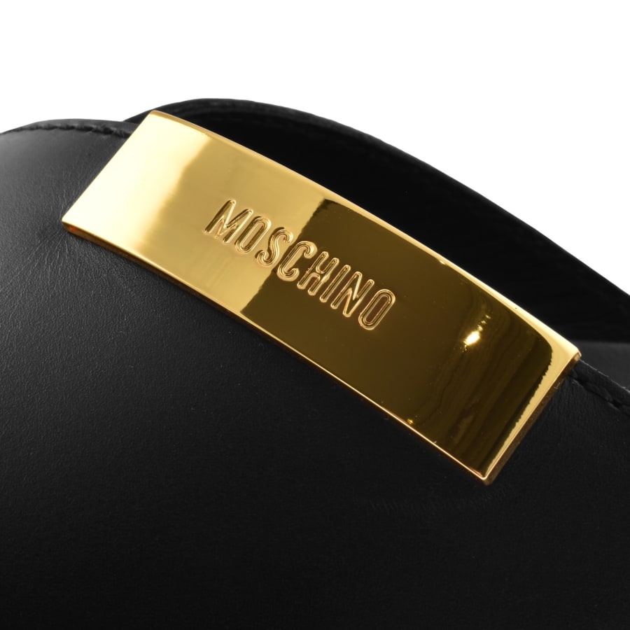 Image number 4 for Moschino Calf Mules Black