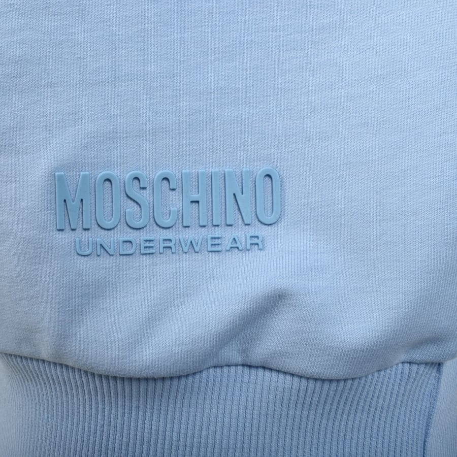 Image number 4 for Moschino Tape Logo Sweatshirt Blue