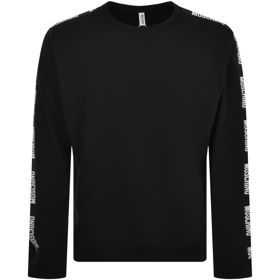 Image number 2 for Moschino Tape Logo Sweatshirt Black