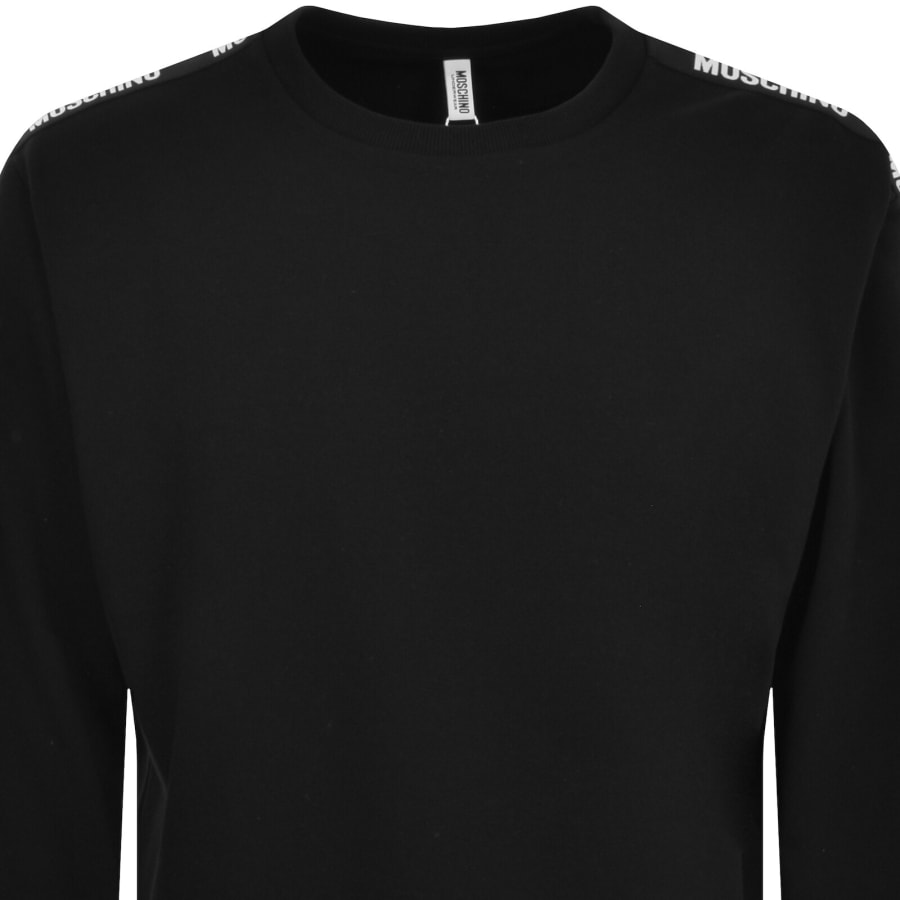 Image number 3 for Moschino Tape Logo Sweatshirt Black