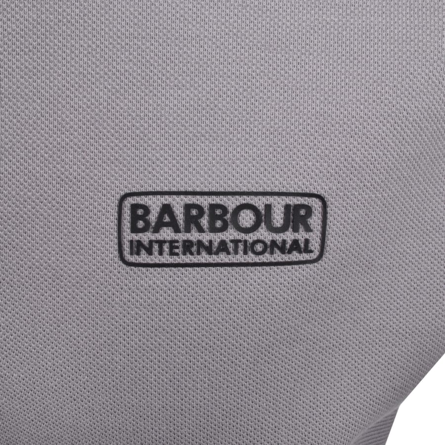 Image number 3 for Barbour International Essential Polo Grey