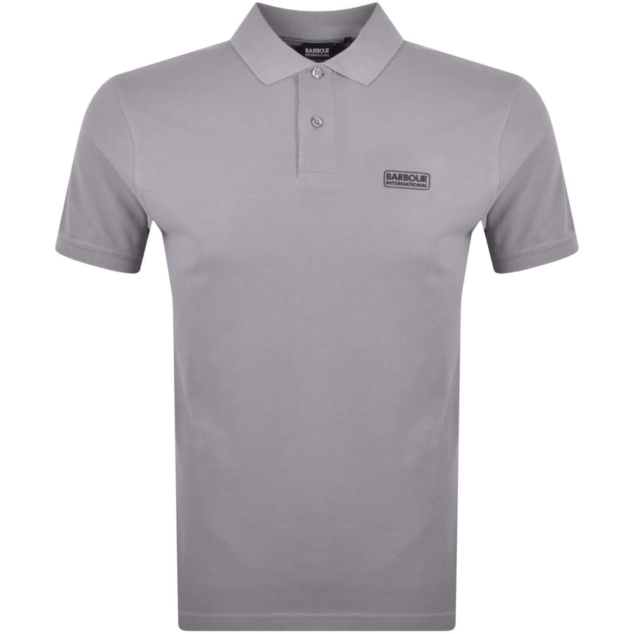 Image number 1 for Barbour International Essential Polo Grey