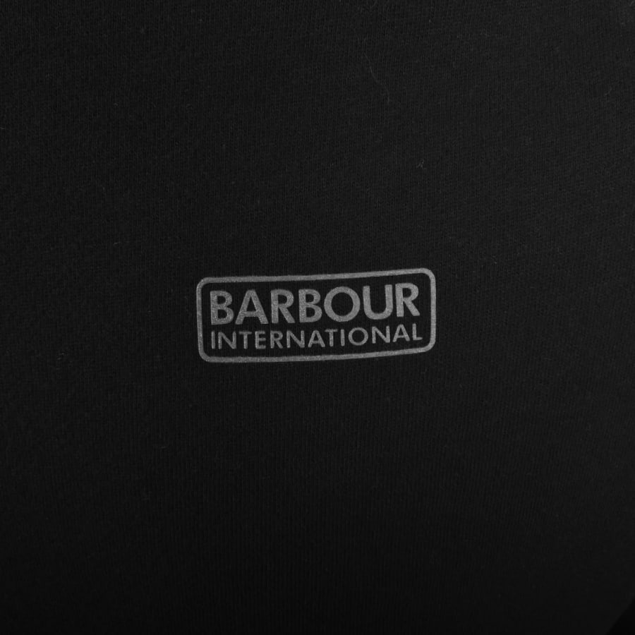 Image number 3 for Barbour International Crew Neck Sweatshirt Black