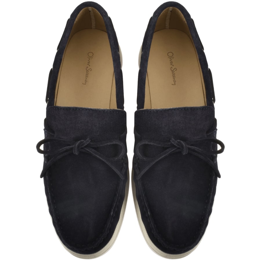 Image number 3 for Oliver Sweeney Girona Boat Shoes Navy