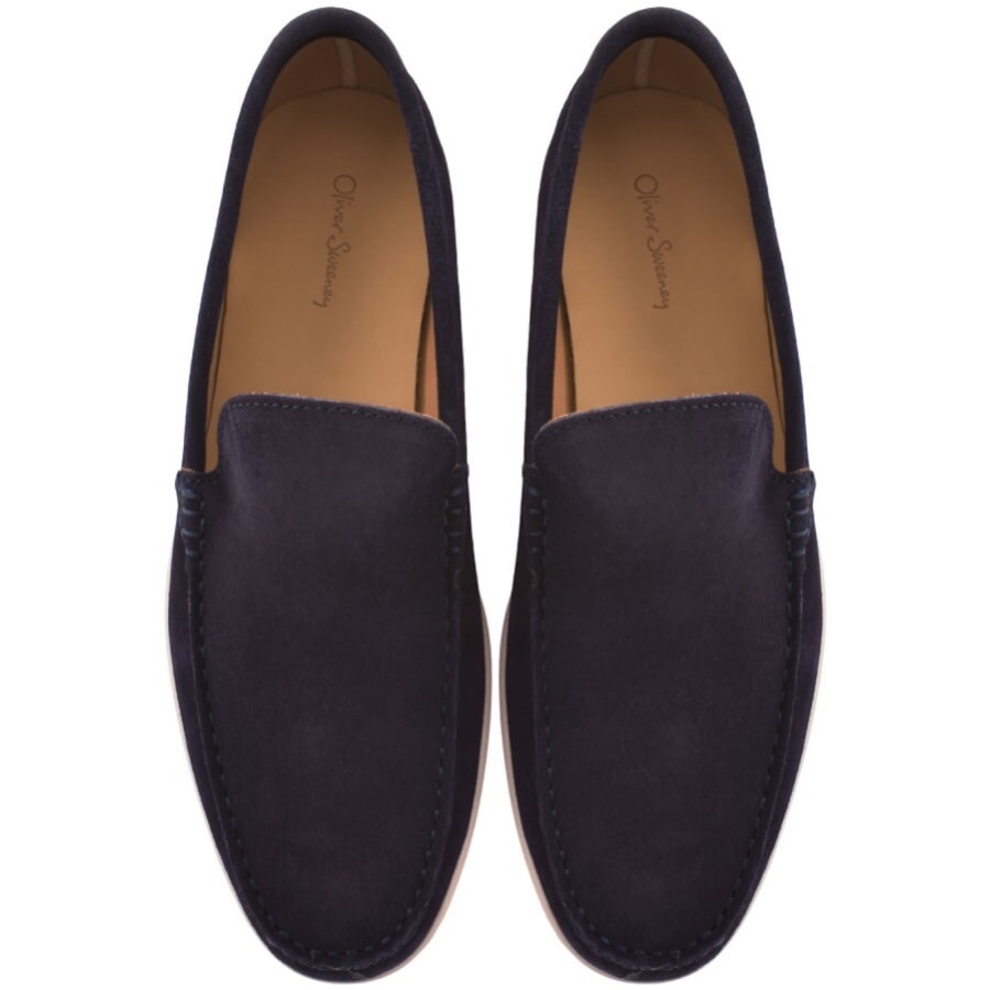 Image number 3 for Oliver Sweeney Alicante Loafer Shoes Navy
