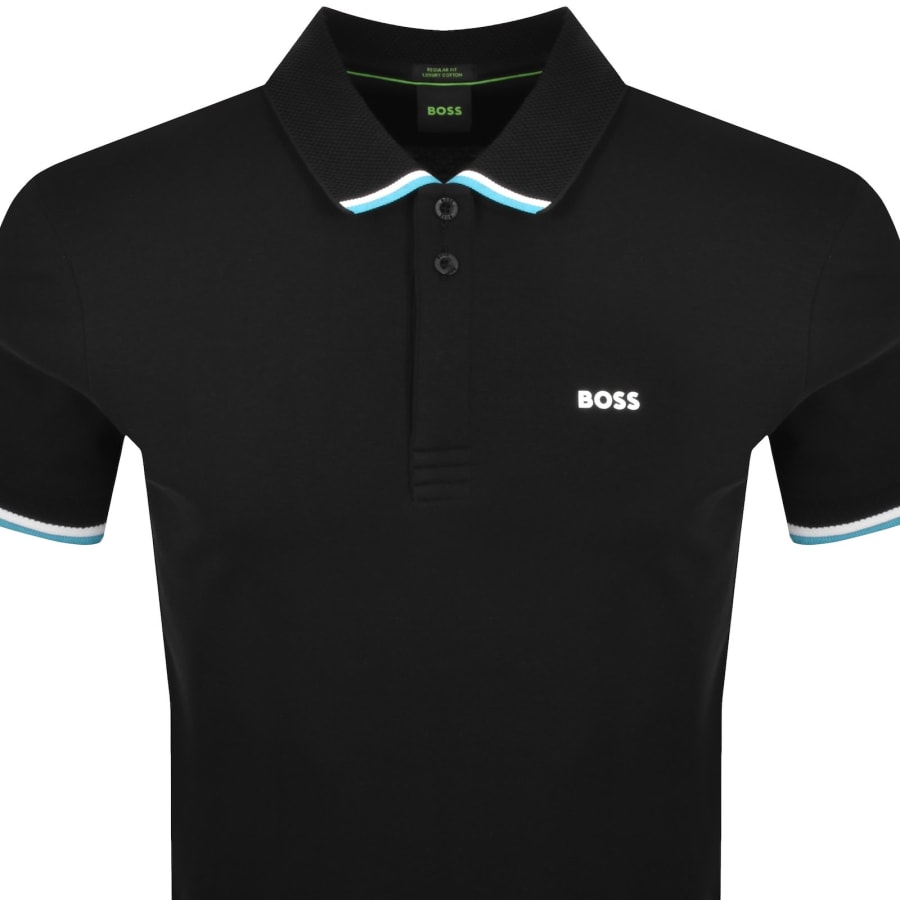 Image number 2 for BOSS Paddy Lux Polo T Shirt Black