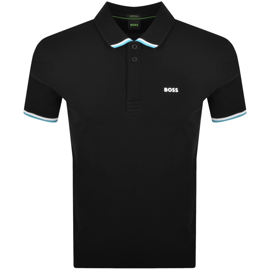 Image number 1 for BOSS Paddy Lux Polo T Shirt Black