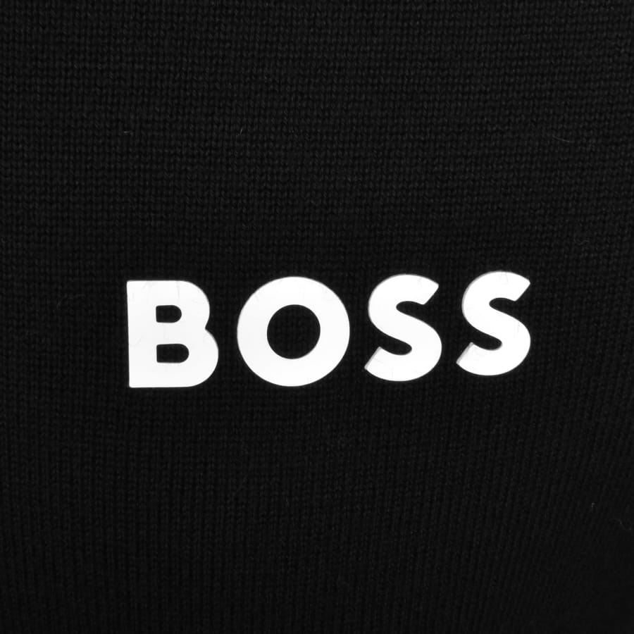 Image number 3 for BOSS K Perform Max Knit Polo Black