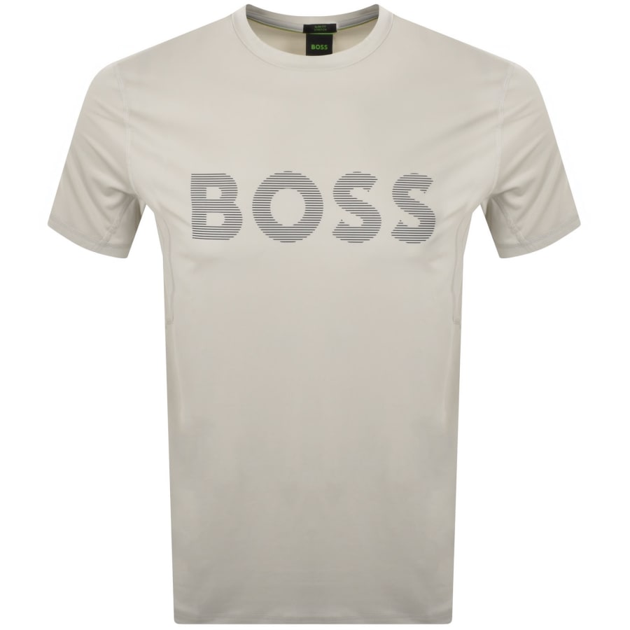 Image number 1 for BOSS Tee Active T Shirt Beige