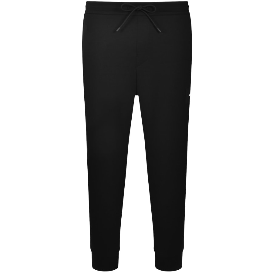 Image number 2 for BOSS Hadiko Rib Joggers Black