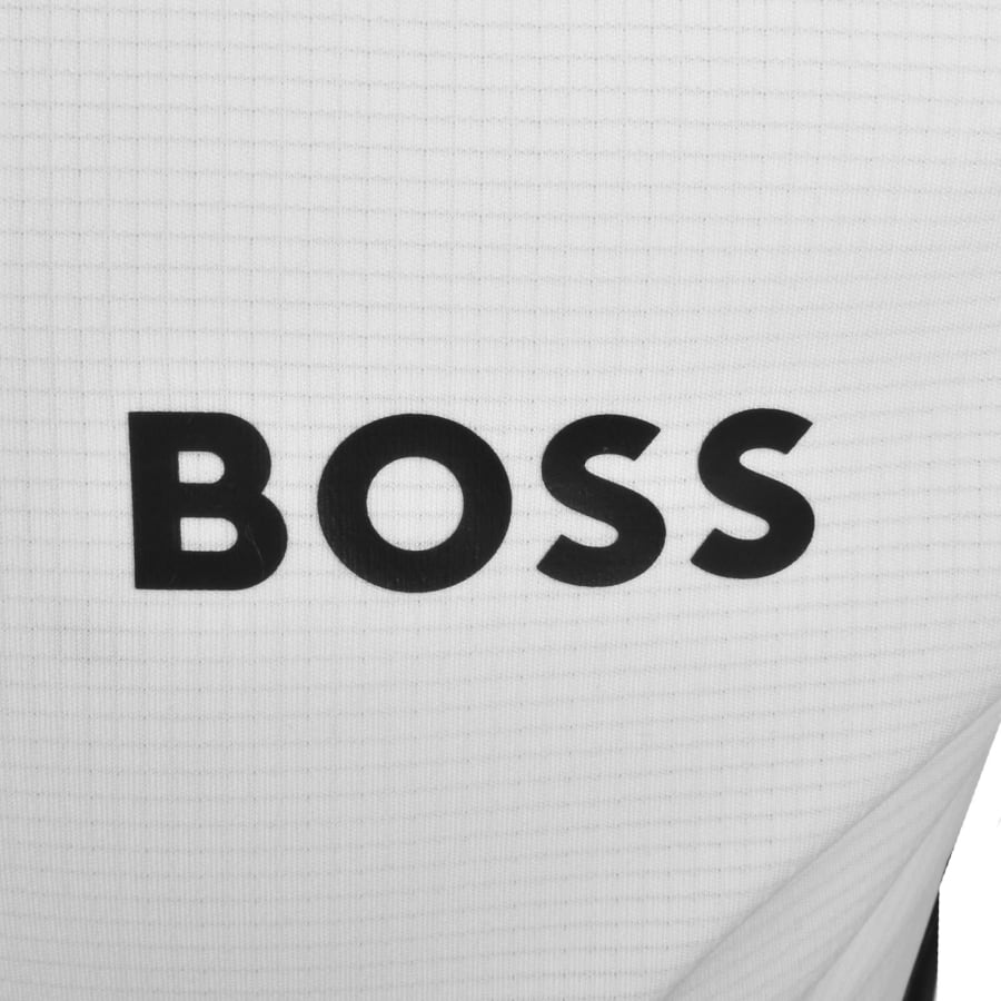 Image number 3 for BOSS Paddytech Pro Polo T Shirt White