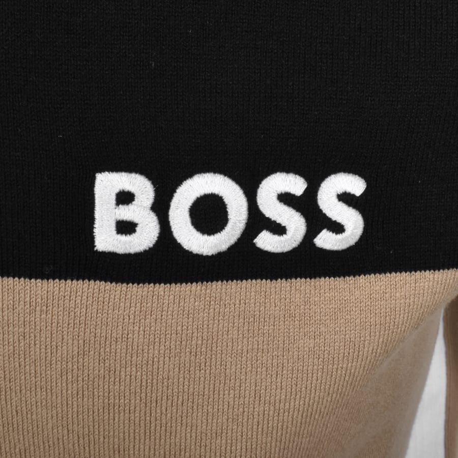 Image number 4 for BOSS Hydro X Half Zip Jumper Black