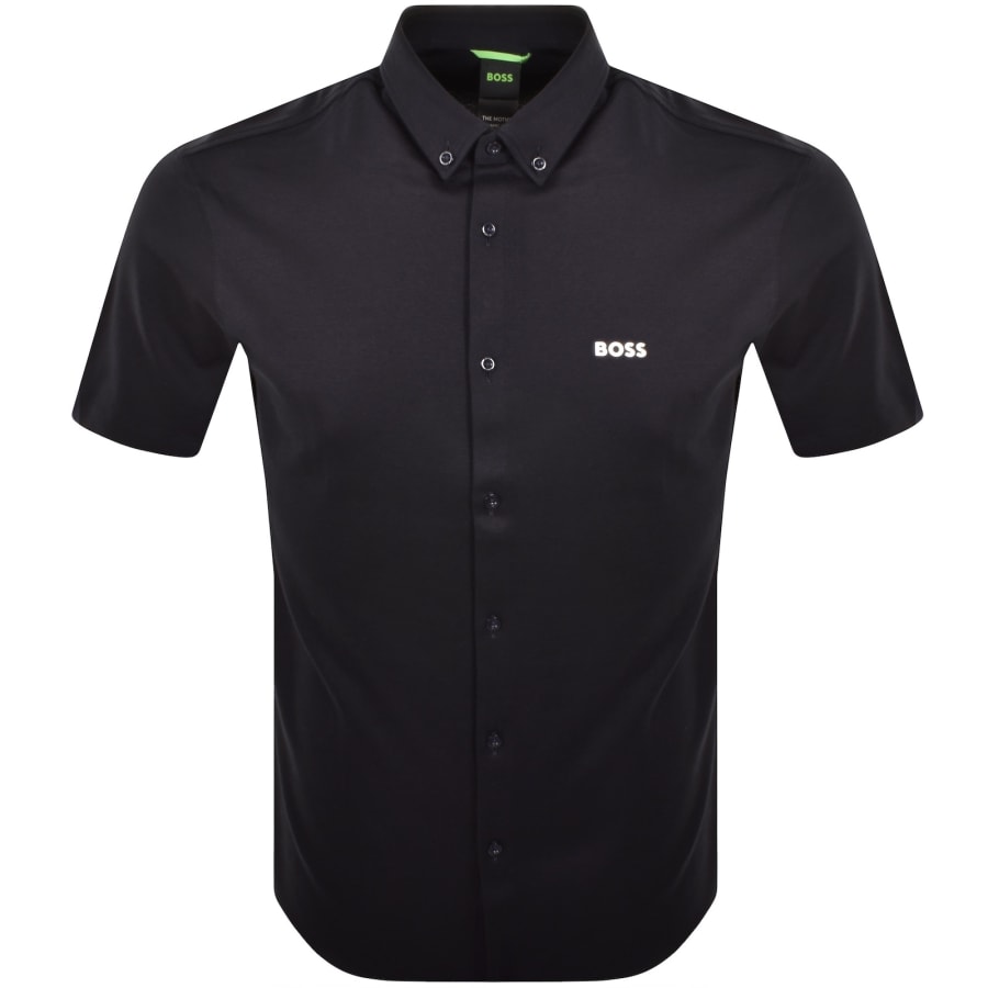 Image number 1 for BOSS B Motion Short Sleeve Shirt Navy